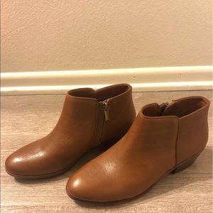 Sam Edelman Brown leather booties